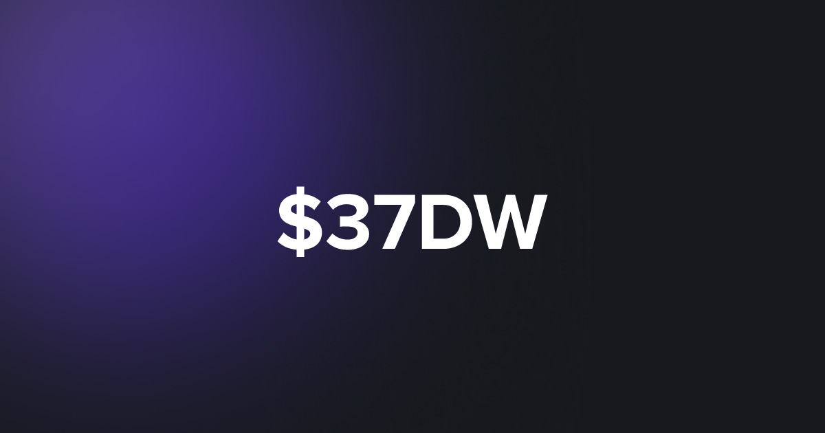 BRC20 $37DW