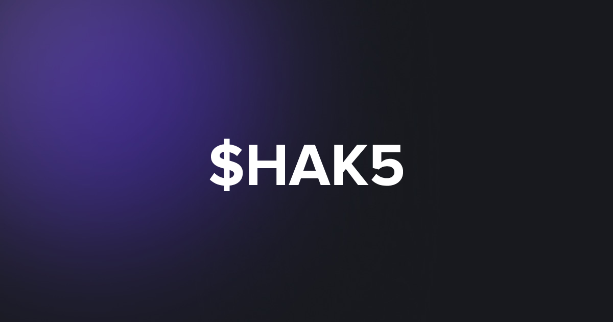 BRC20 $HAK5