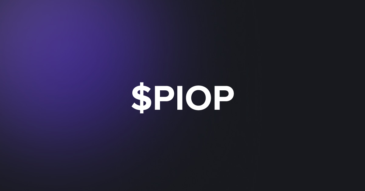 BRC20 $PIOP
