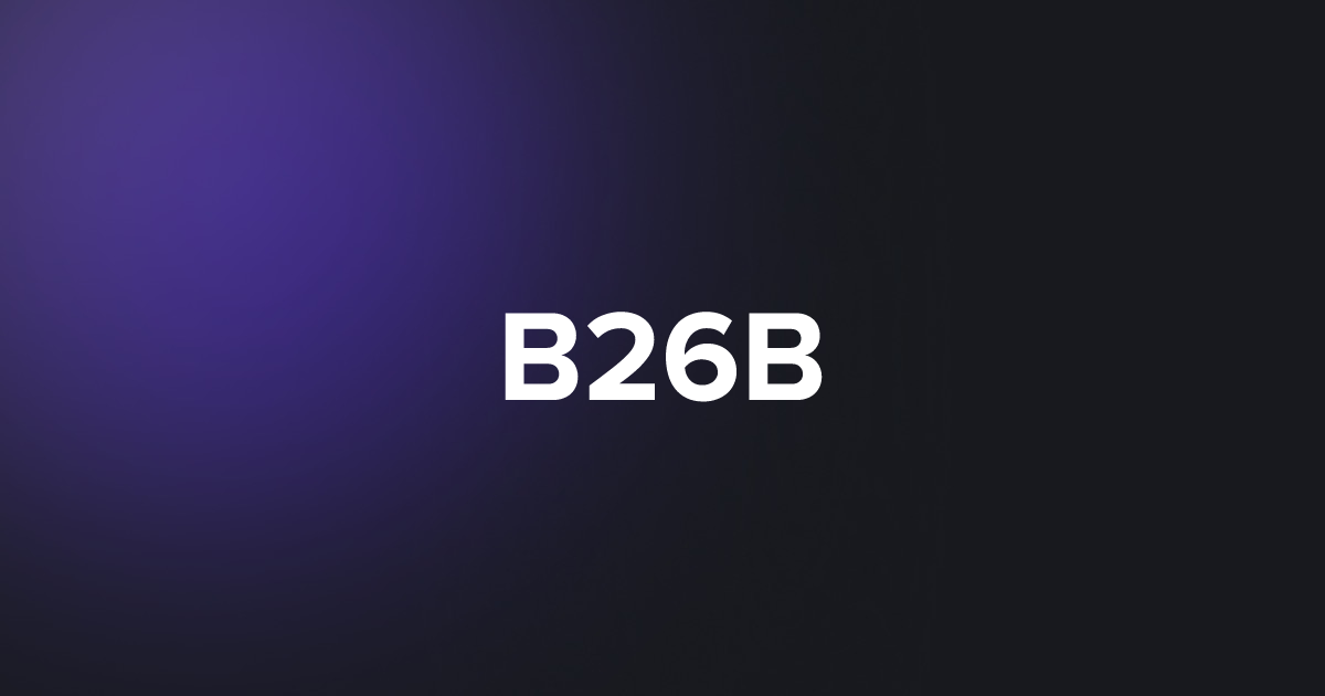 BRC20 B26B