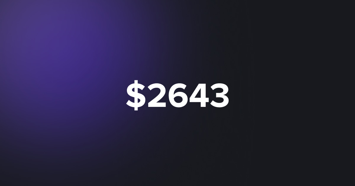 BRC20 $2643