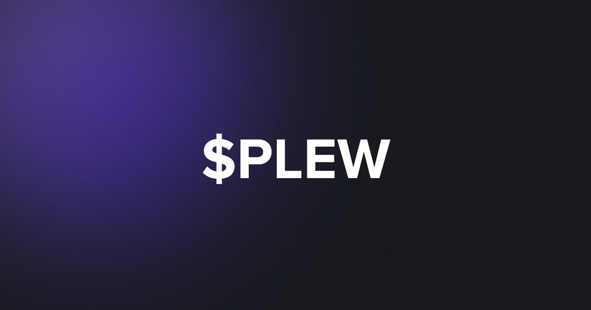 BRC20 $PLEW