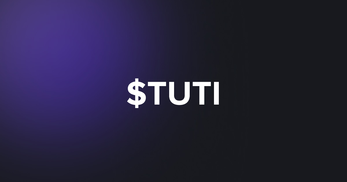 BRC20 $TUTI