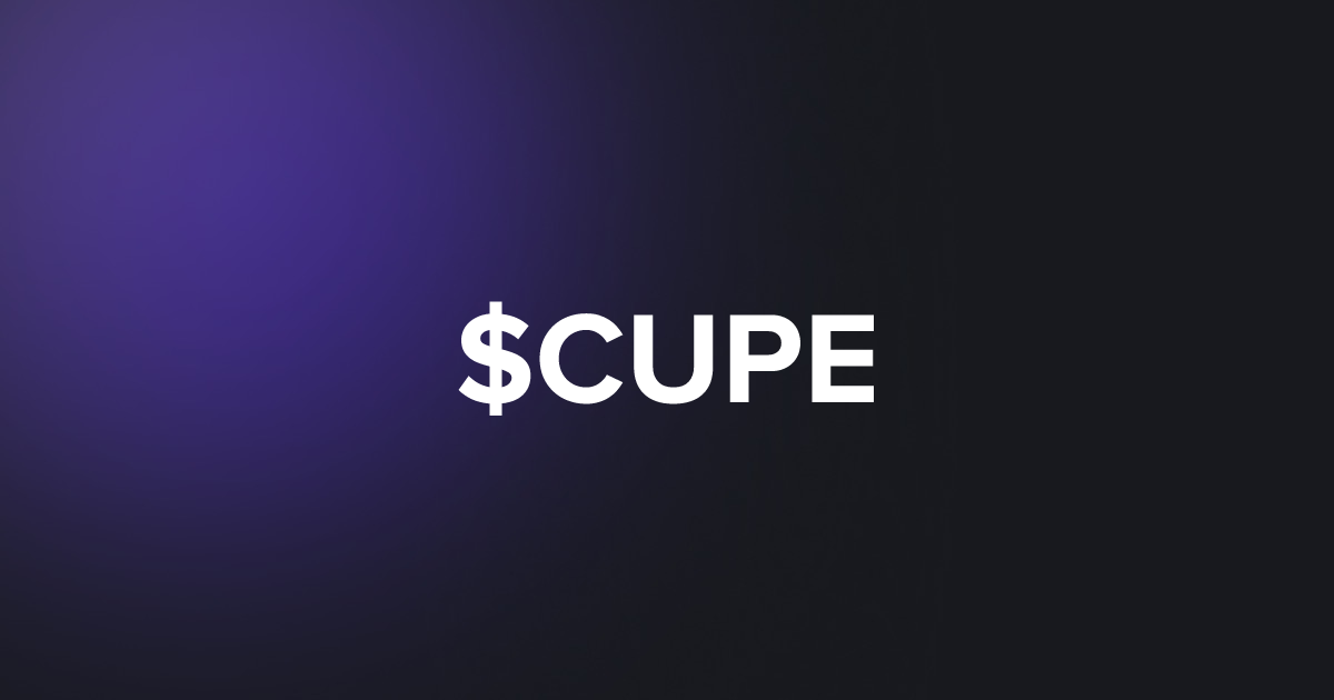 BRC20 $CUPE