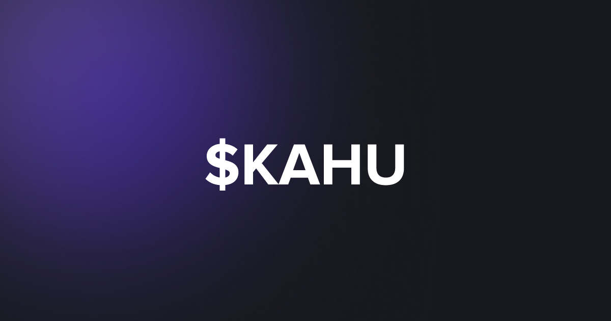 BRC20 $KAHU