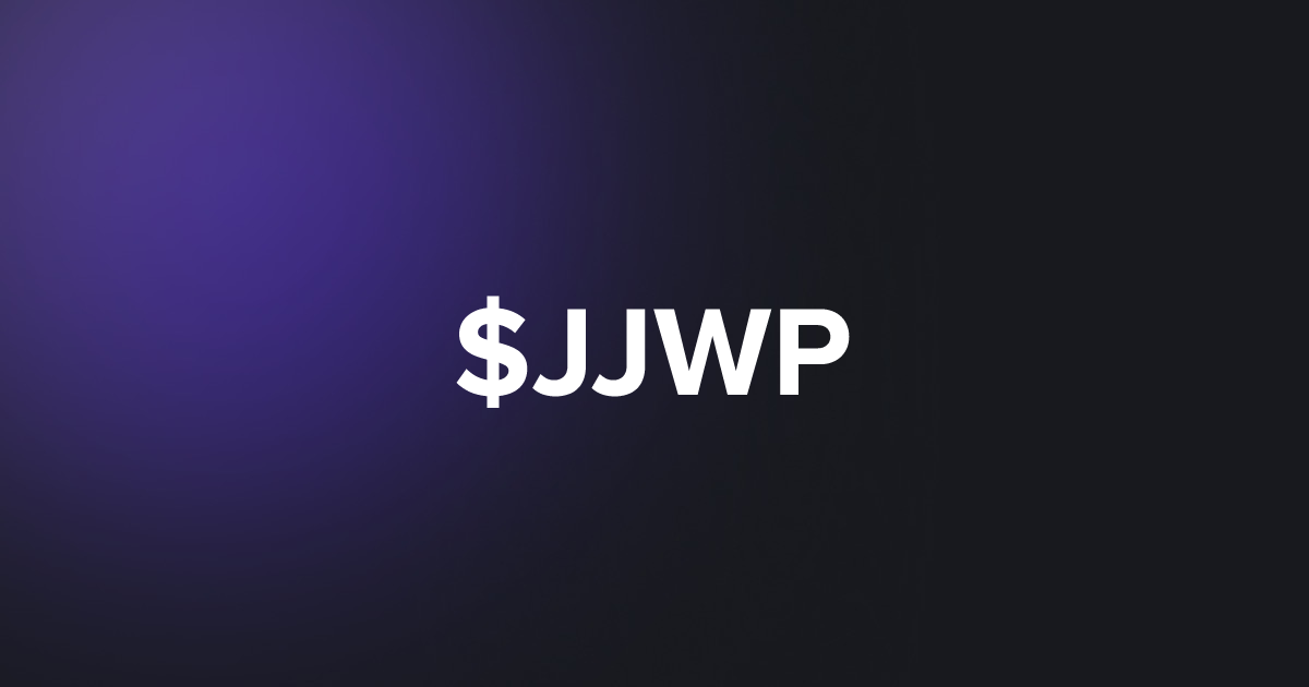 BRC20 $JJWP