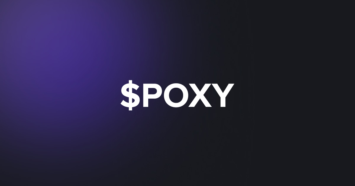 BRC20 $POXY