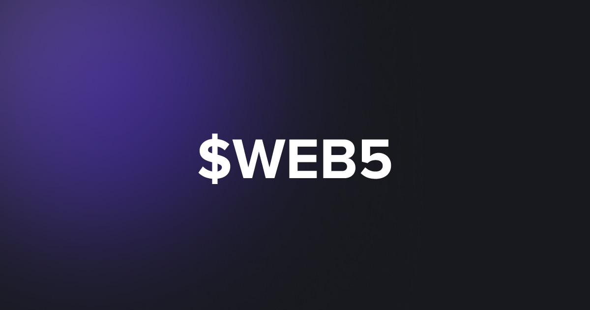 BRC20 $WEB5
