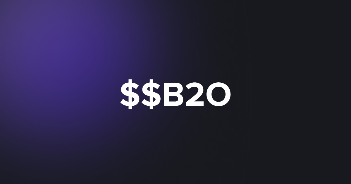 BRC20 $$B2O