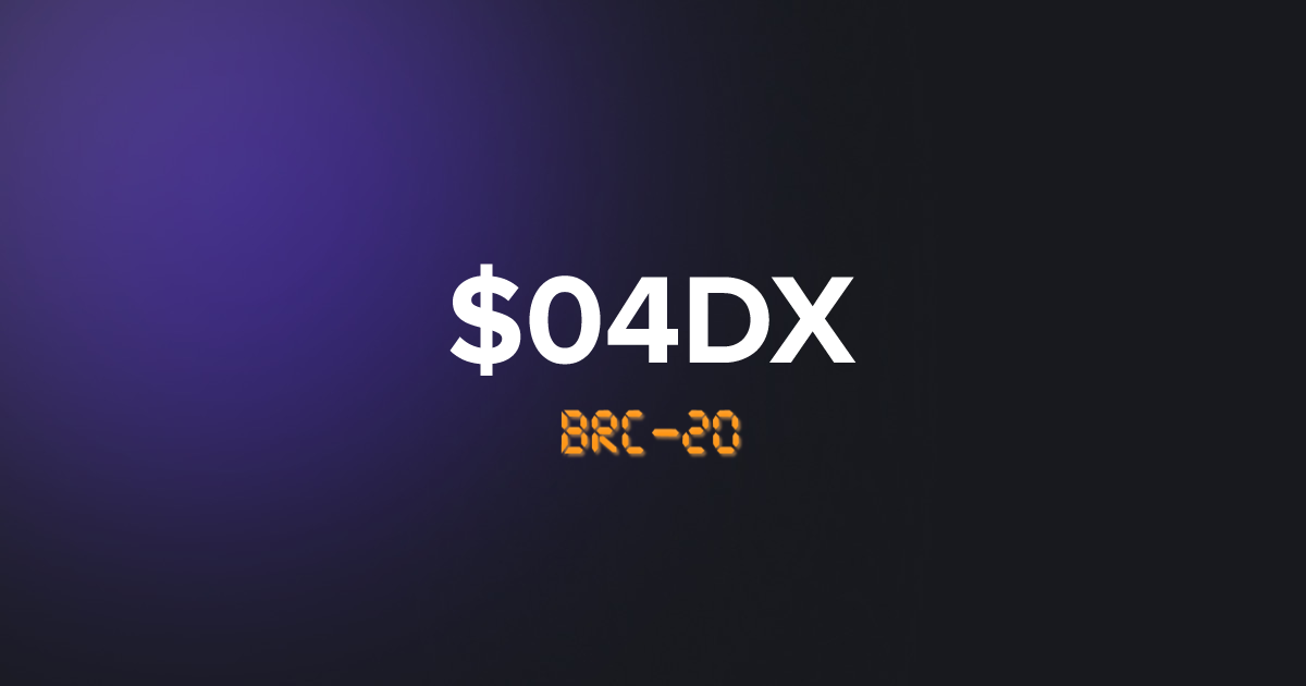 BRC20 04DX