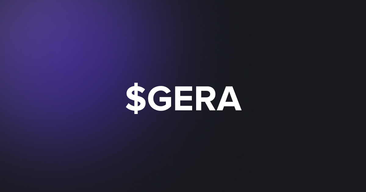 BRC20 $GERA