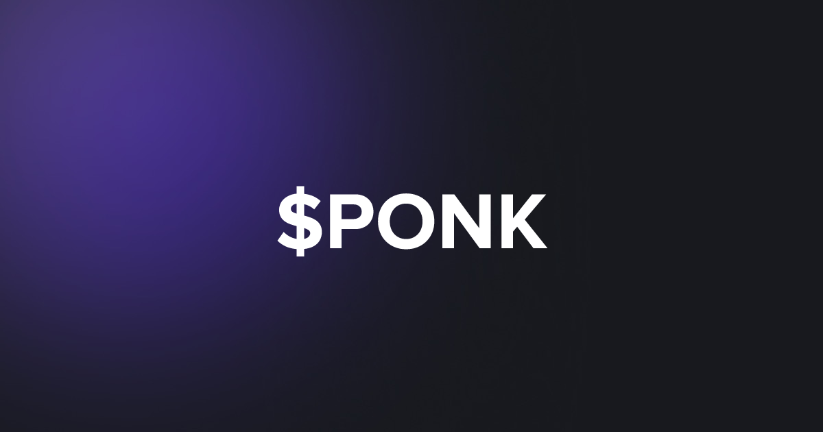 BRC20 $PONK