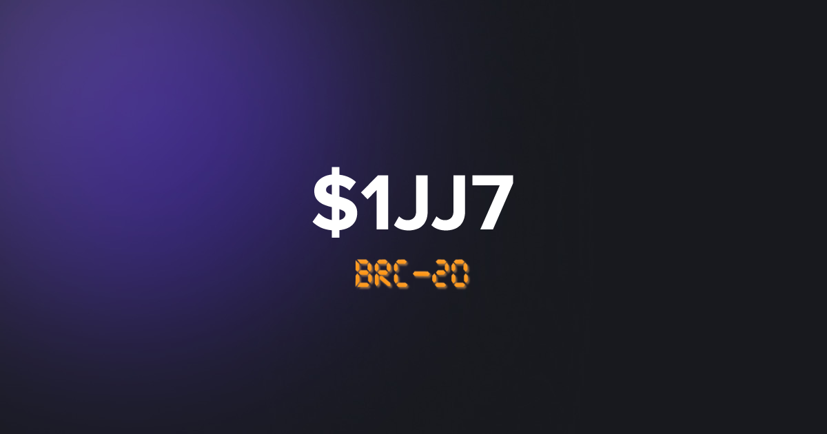 BRC20 1JJ7