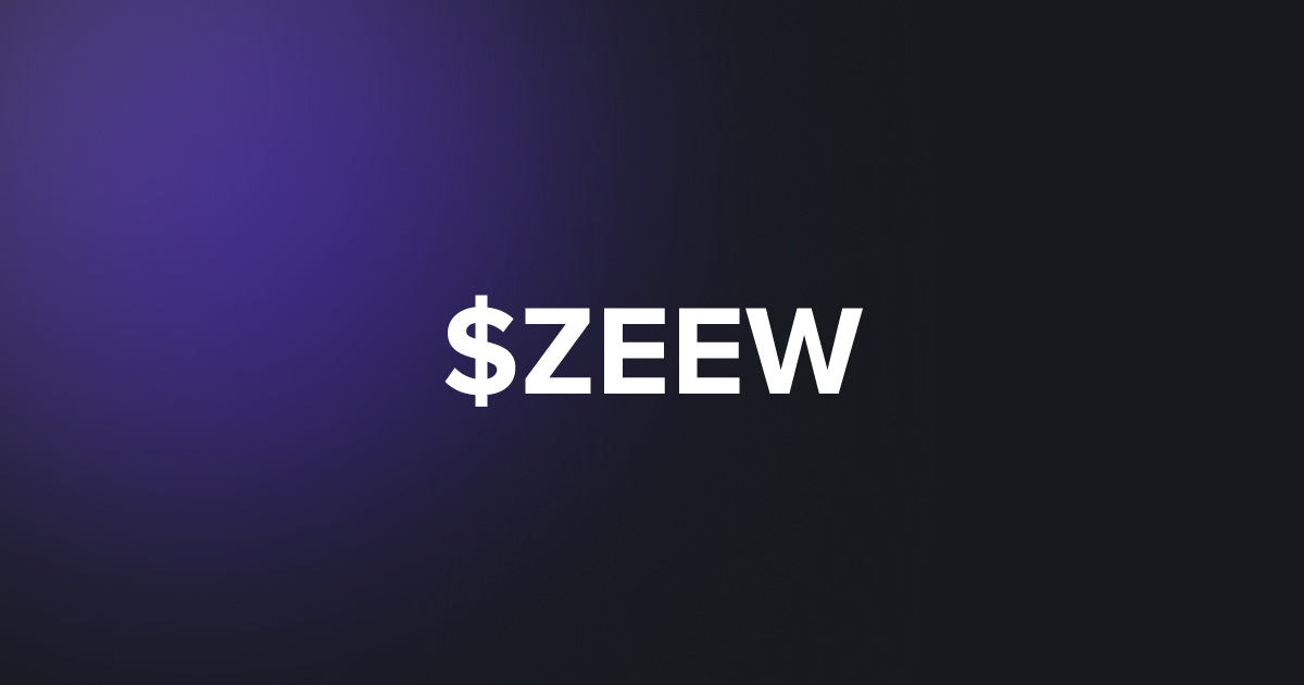 BRC20 $ZEEW