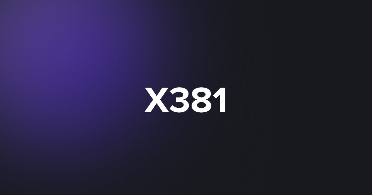 BRC20 X381