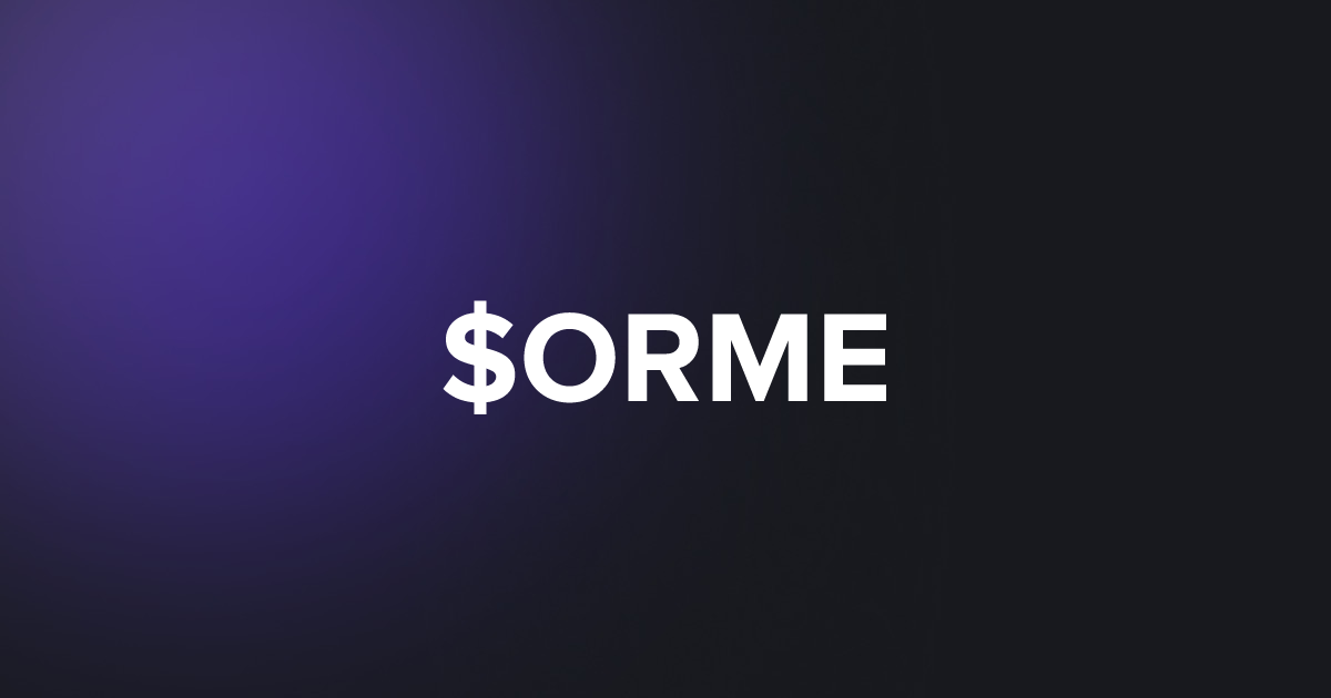 BRC20 $ORME
