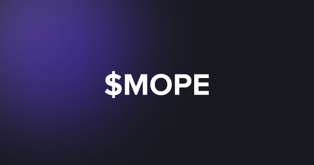 BRC20 $MOPE
