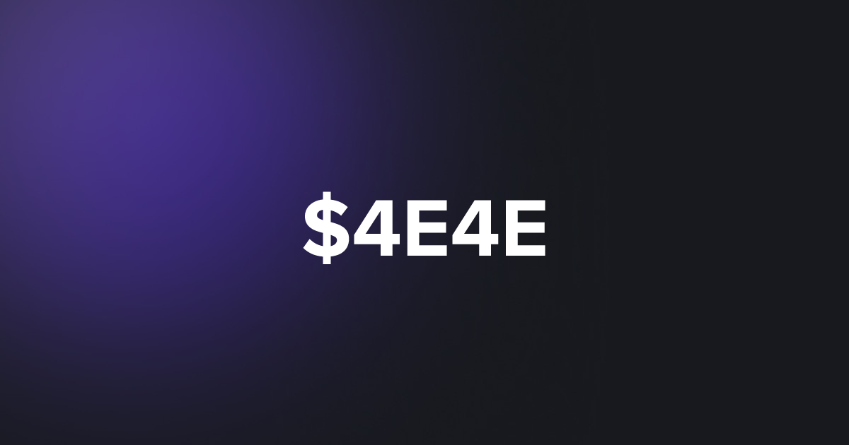 BRC20 $4E4E