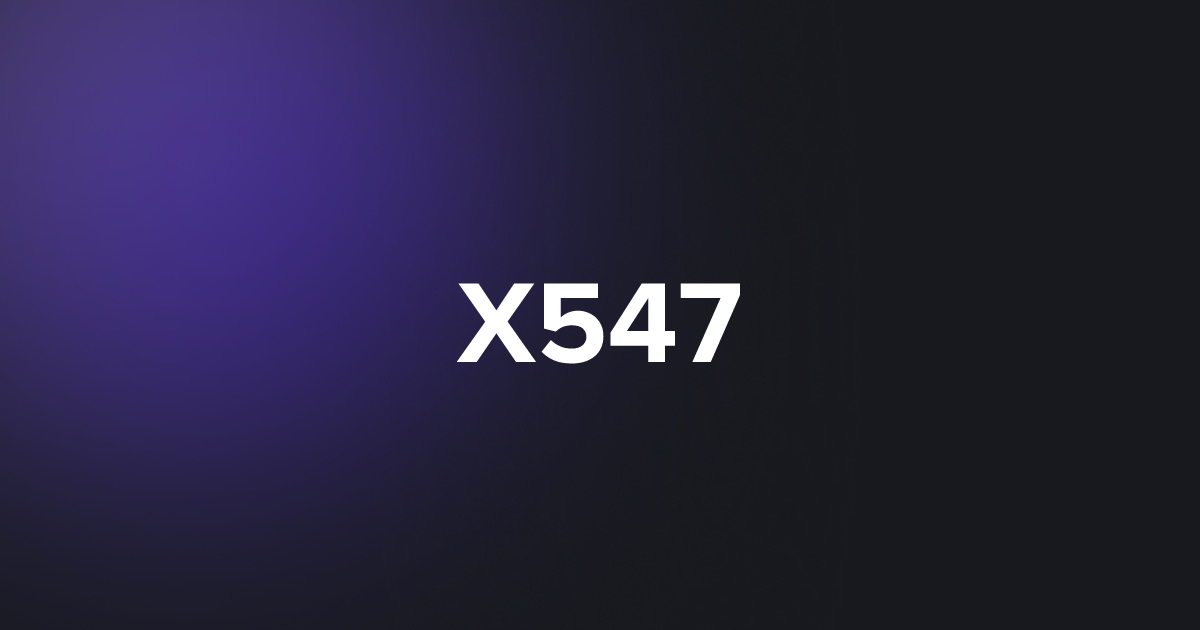 BRC20 X547