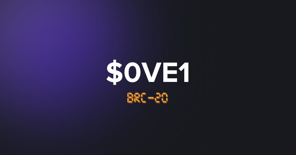 BRC20 0VE1