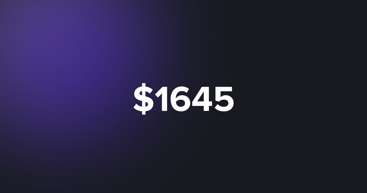 BRC20 $1645