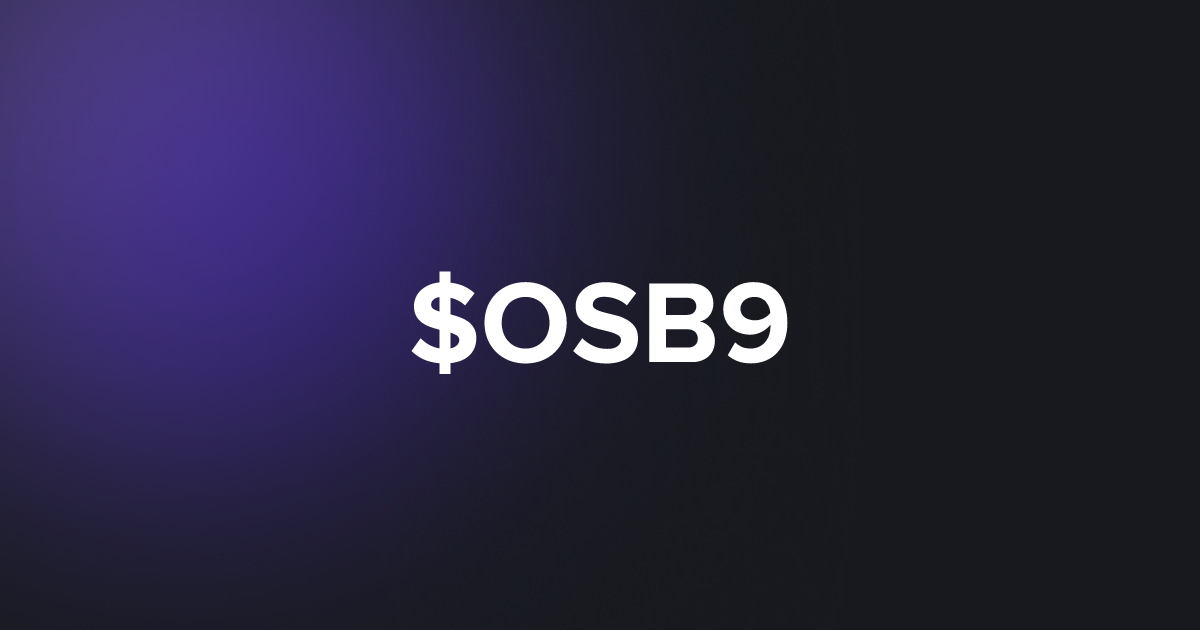 BRC20 $OSB9