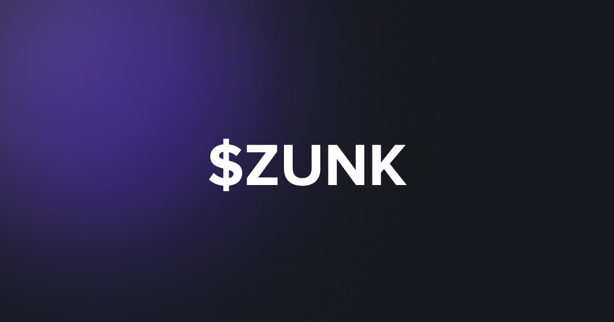 BRC20 $ZUNK