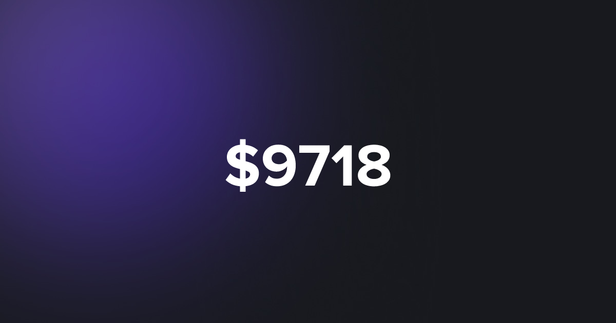 BRC20 $9718