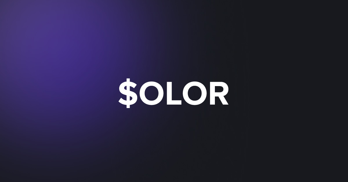 BRC20 $OLOR