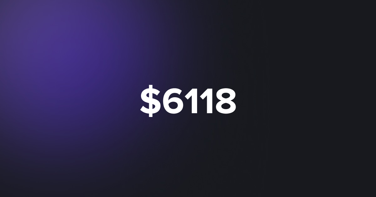 BRC20 $6118