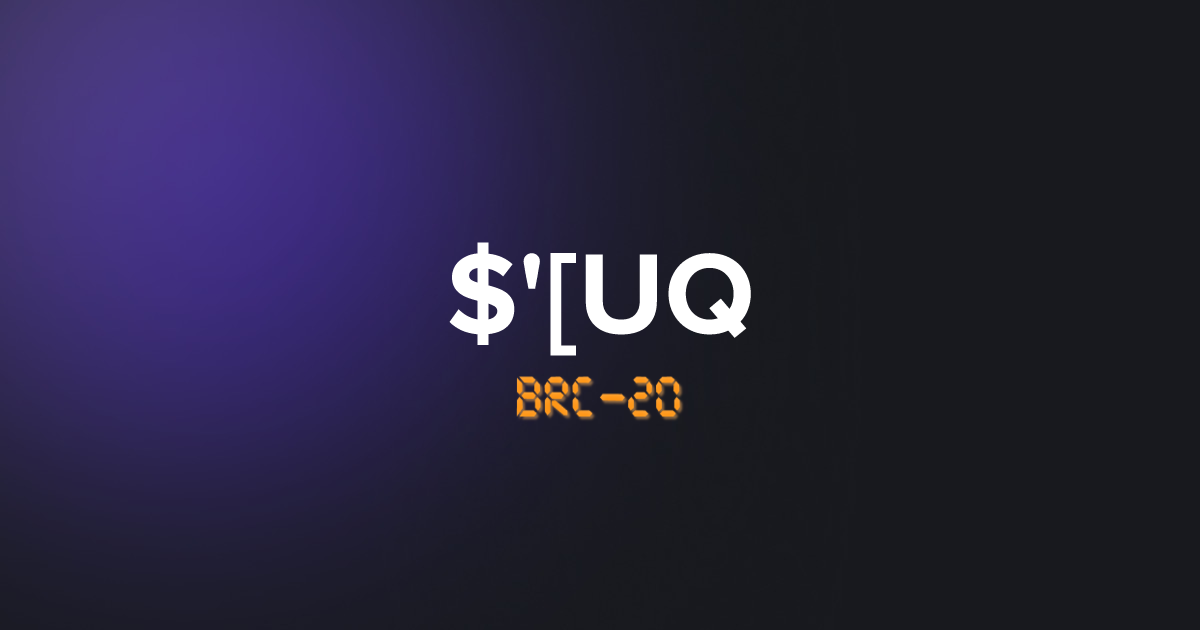 BRC20 '[UQ