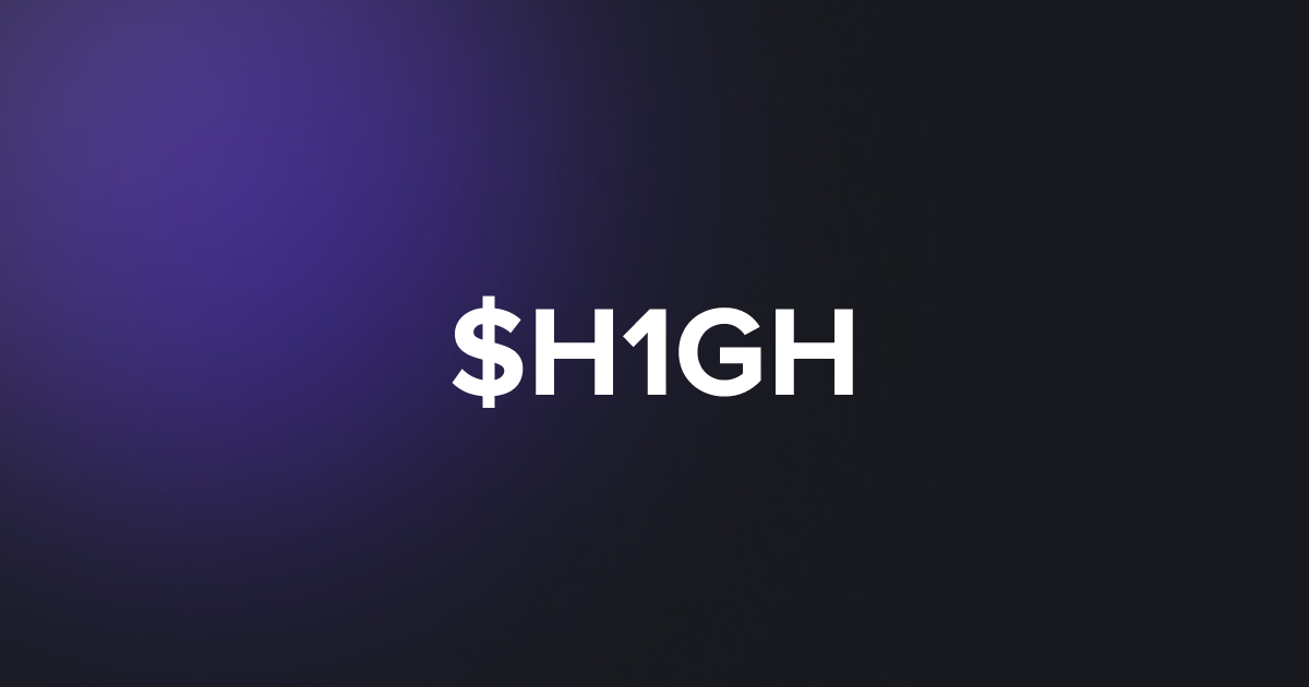 BRC20 $H1GH