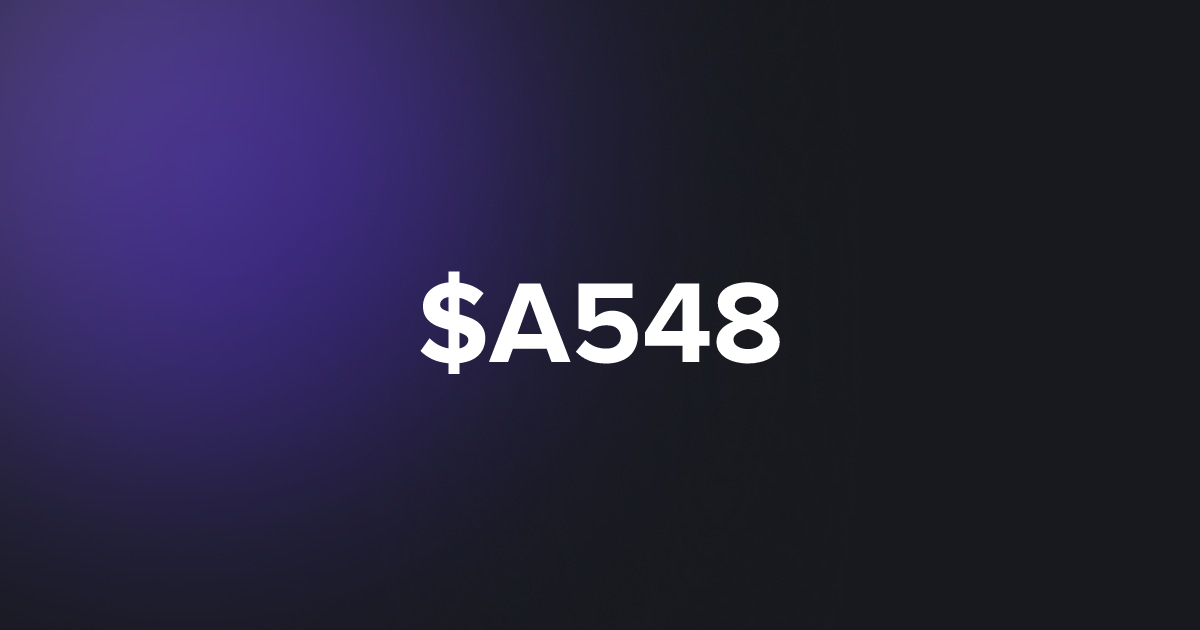 BRC20 $A548