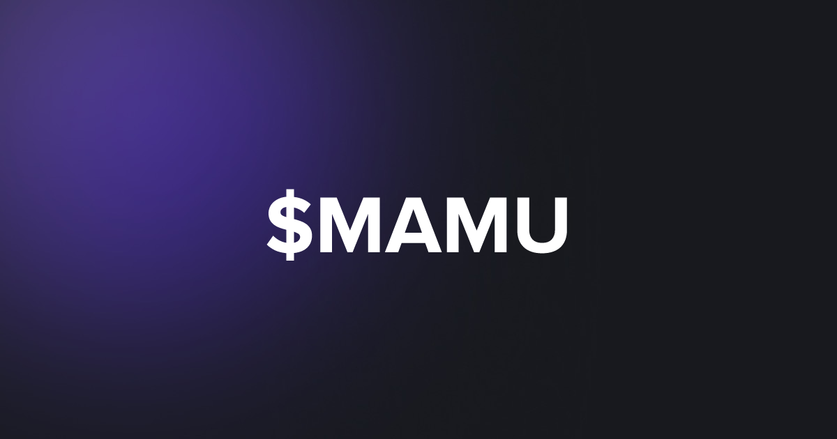 BRC20 $MAMU
