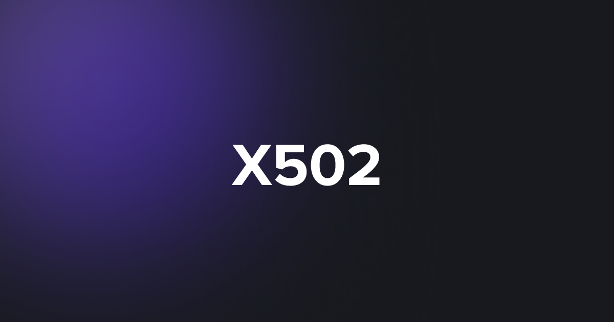 BRC20 X502