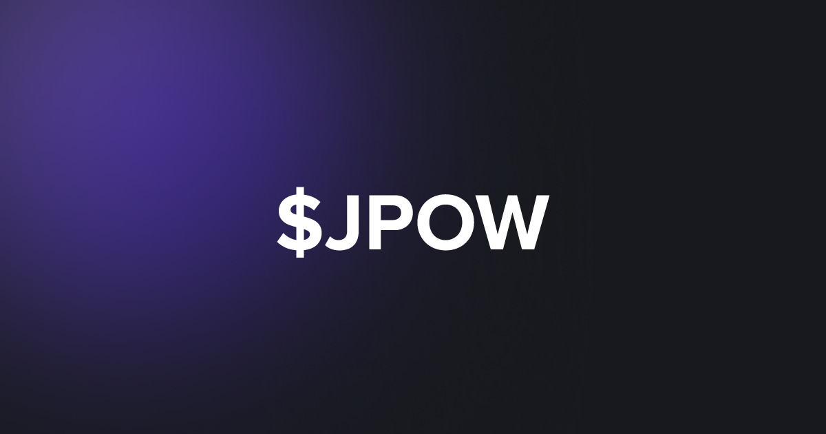 BRC20 $JPOW