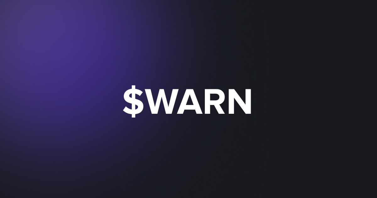 BRC20 $WARN