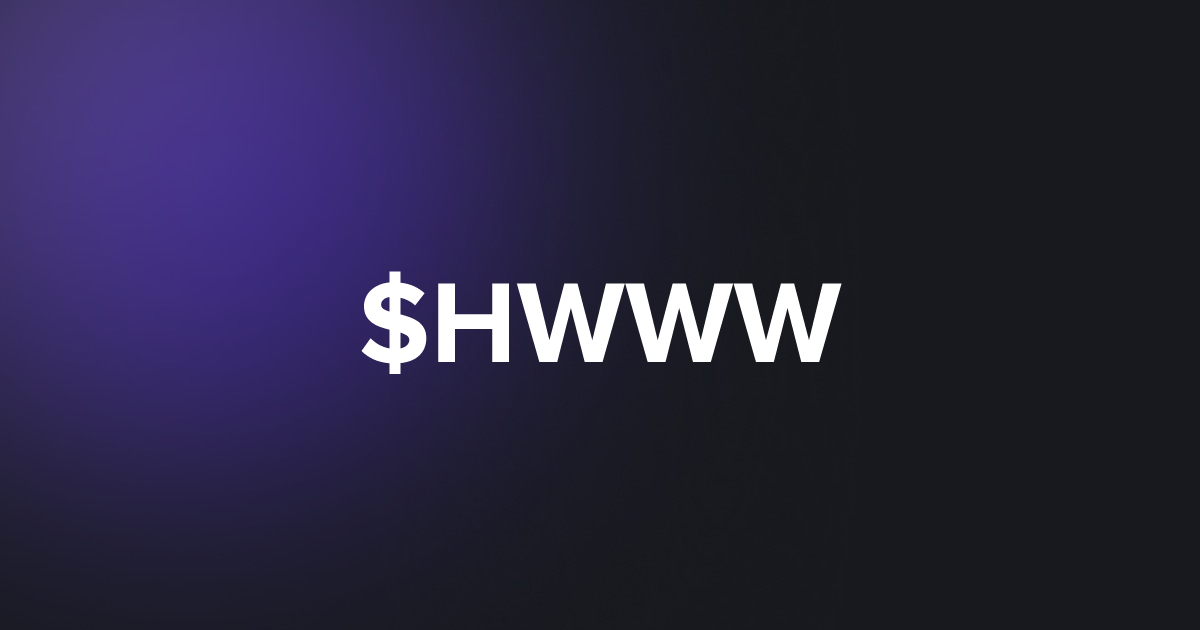 BRC20 $HWWW