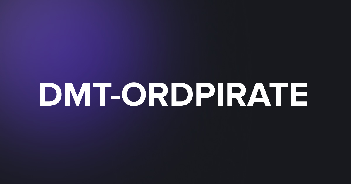 TAP DMT-ORDPIRATE
