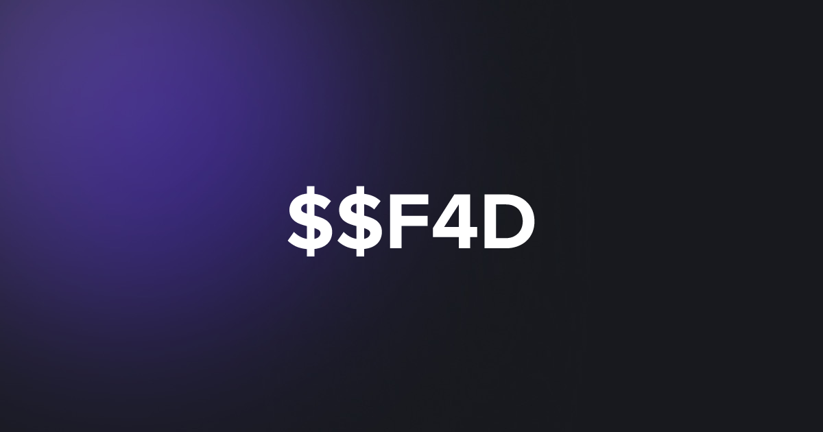 BRC20 $$F4D