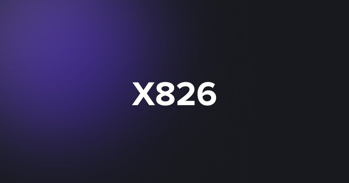 BRC20 X826