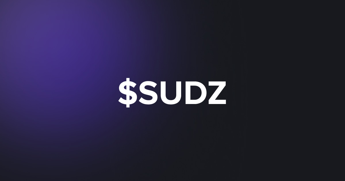 BRC20 $SUDZ