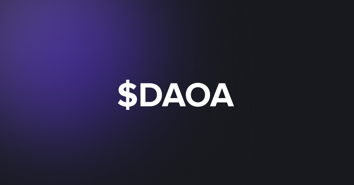 BRC20 $DAOA