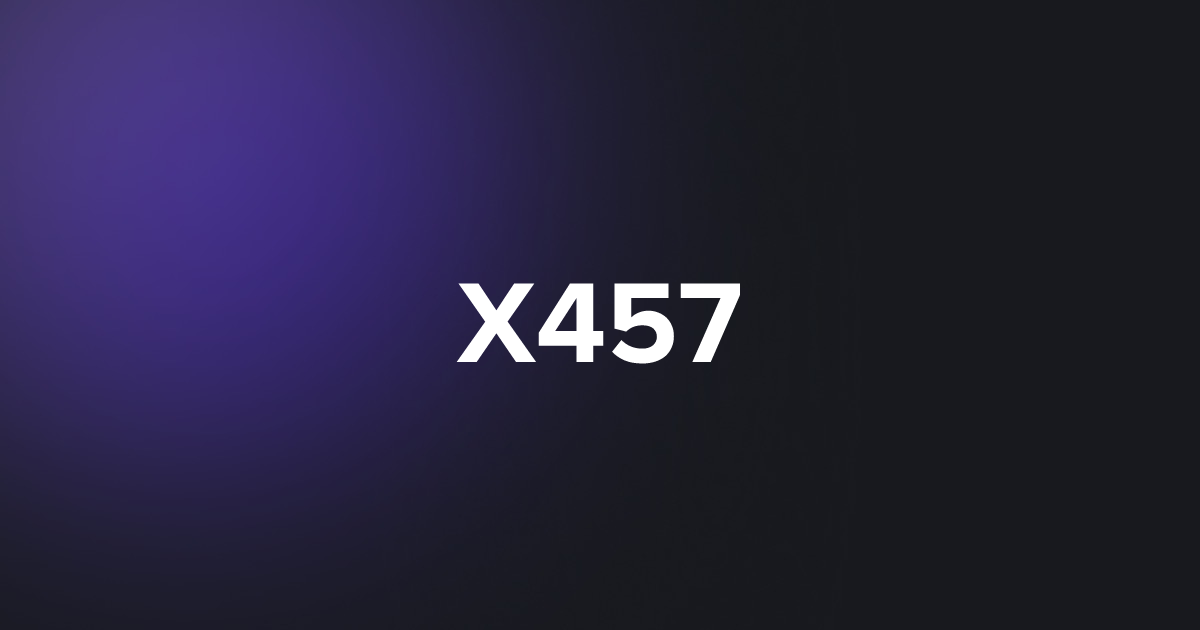 BRC20 X457