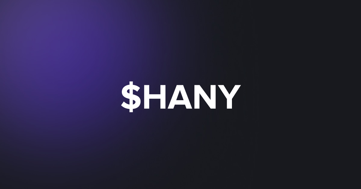 BRC20 $HANY