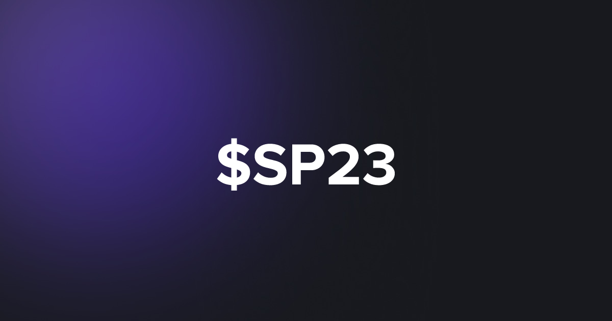 BRC20 $SP23