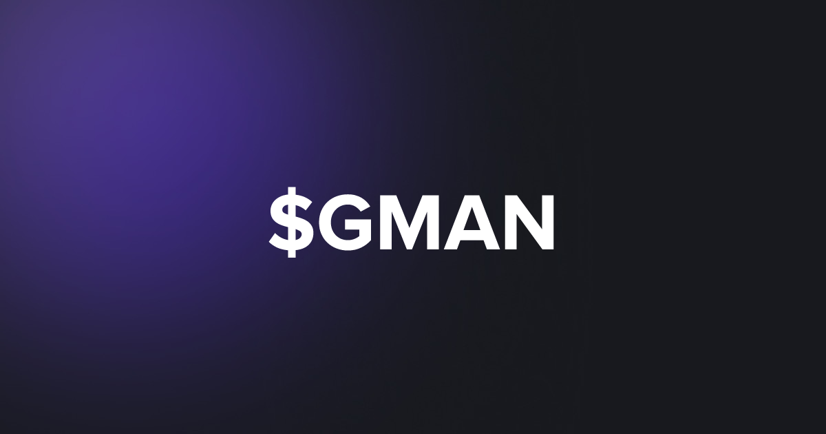 BRC20 $GMAN