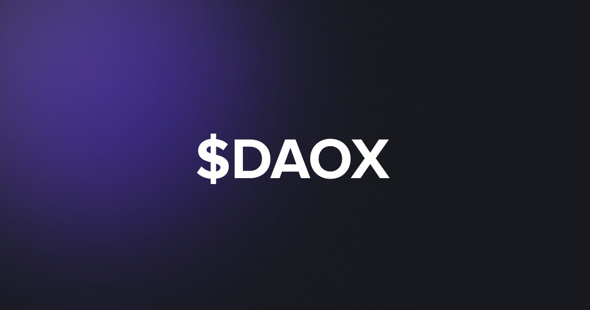BRC20 $DAOX