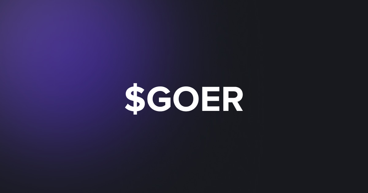BRC20 $GOER