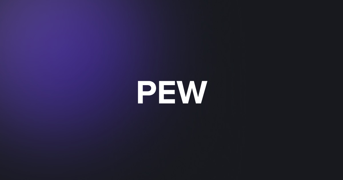 TAP PEW